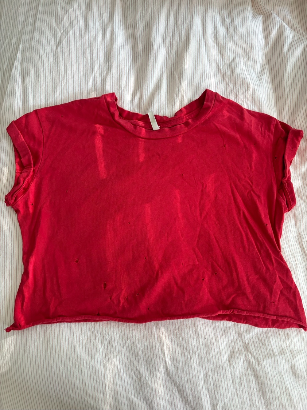 Emma & Sam Bright Red Casual Top